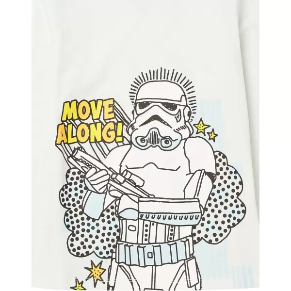 Amazon Essentials Disney  Marvel  Star Wars Boys and Toddlers LongSleeve TShirts Previously Spotted Zebra Pack of 4Star Wars Stormtroopers