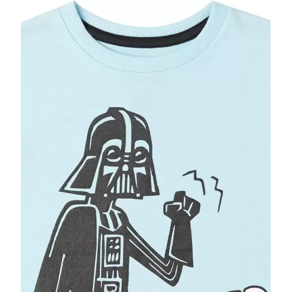 Amazon Essentials Disney  Marvel  Star Wars Boys and Toddlers LongSleeve TShirts Previously Spotted Zebra Pack of 4Star Wars Vader Vibes