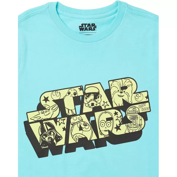 Amazon Essentials Disney  Marvel  Star Wars Boys and Toddlers LongSleeve TShirts Previously Spotted Zebra Pack of 4Star Wars Wookiee