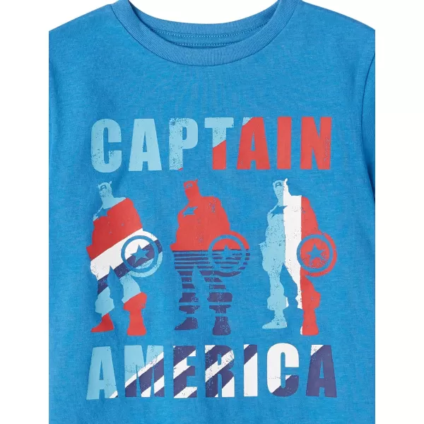 Amazon Essentials Disney  Marvel  Star Wars Boys and Toddlers Outfit Sets Previously Spotted ZebraMarvelCaptain America