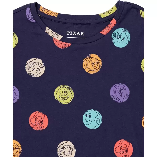 Amazon Essentials Disney  Marvel  Star Wars Girls and Toddlers LongSleeve TShirts Previously Spotted Zebra Pack of 44pack Pixar Friends