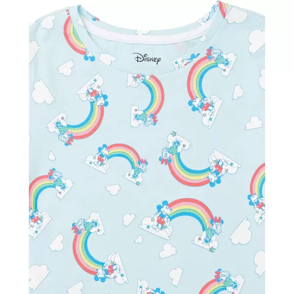 Amazon Essentials Disney  Marvel  Star Wars Girls and Toddlers LongSleeve TShirts Previously Spotted Zebra Pack of 4Blue Dancing MinnieGrey LovePeachWashed Blue Mickey Rainbows