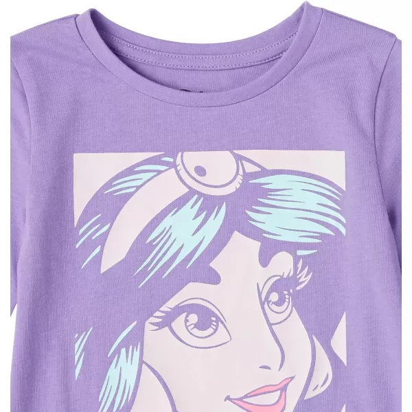 Amazon Essentials Disney  Marvel  Star Wars Girls and Toddlers LongSleeve TShirts Previously Spotted Zebra Pack of 4Princess