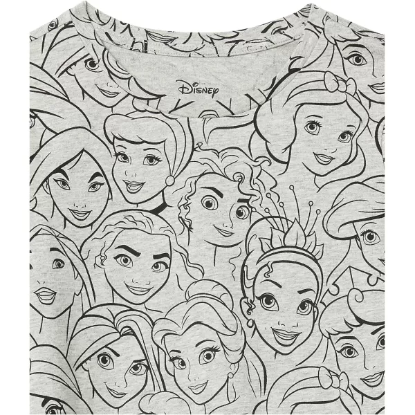 Amazon Essentials Disney  Marvel  Star Wars Girls and Toddlers LongSleeve TShirts Previously Spotted Zebra Pack of 4Princess Life