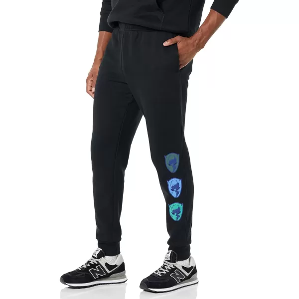 Amazon Essentials Disney  Marvel  Star Wars Mens Fleece Jogger SweatpantsMarvel Black Panther