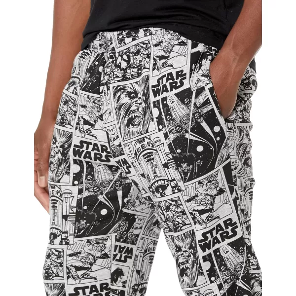 Amazon Essentials Disney  Marvel  Star Wars Mens Fleece Jogger SweatpantsStar Wars Comic