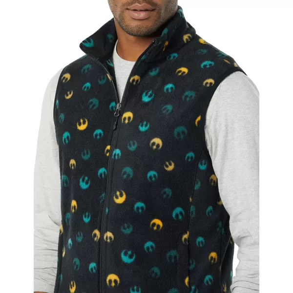 Amazon Essentials Disney  Marvel  Star Wars Mens Polar Fleece VestsStar Wars Rebel