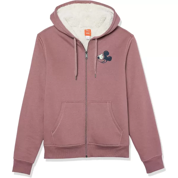 Amazon Essentials Disney  Marvel  Star Wars Mens SherpaLined FullZip Hoodie SweatshirtsMickey