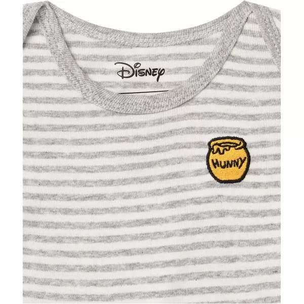 Amazon Essentials Disney  Marvel  Star Wars Unisex Babies ShortSleeve Bodysuits Pack of 6Winnie the Pooh Oh Bother