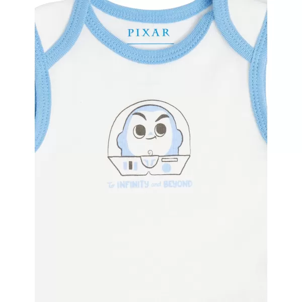 Amazon Essentials Disney  Marvel  Star Wars Unisex Babies Sleeveless Bodysuits Pack of 6Toy Story Friends