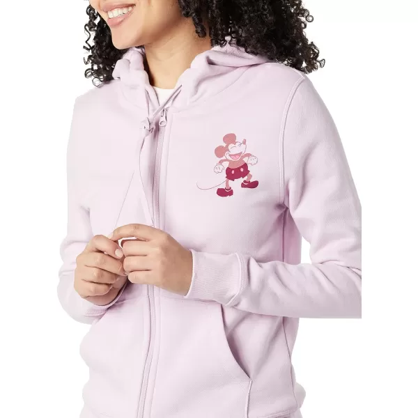 Amazon Essentials Disney  Marvel  Star Wars Womens Fleece FullZip Hoodie Sweatshirts Available in Plus SizeHappy Mickey