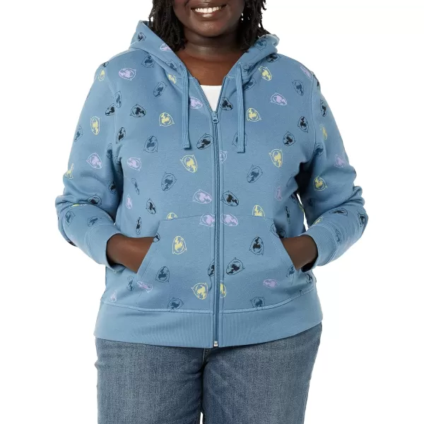 Amazon Essentials Disney  Marvel  Star Wars Womens Fleece FullZip Hoodie Sweatshirts Available in Plus SizeMarvel Black Panther Print