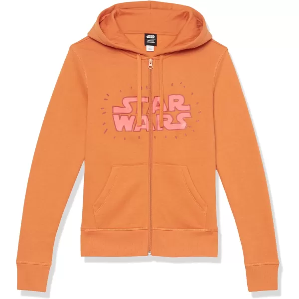 Amazon Essentials Disney  Marvel  Star Wars Womens Fleece FullZip Hoodie Sweatshirts Available in Plus SizeStar Wars Logo