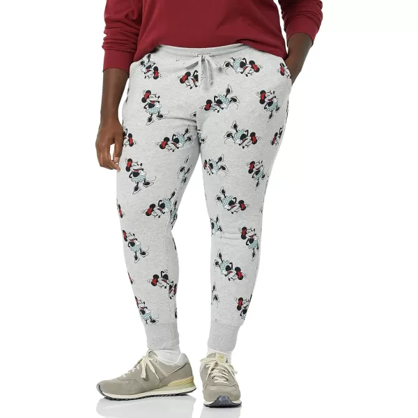 Amazon Essentials Disney  Marvel  Star Wars Womens French Terry Fleece Jogger SweatpantsMinnie Icons