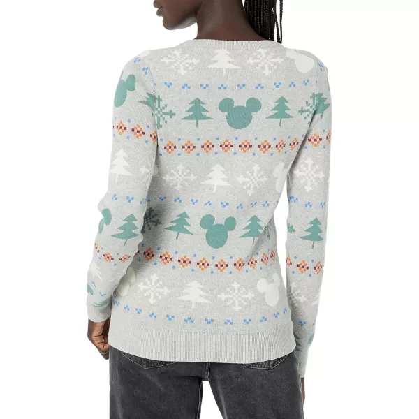 Amazon Essentials Disney  Marvel  Star Wars Womens Lightweight Crew SweatersMickey Fair Isle  Womens