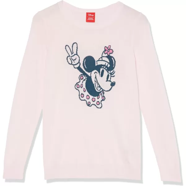 Amazon Essentials Disney  Marvel  Star Wars Womens Lightweight Crew SweatersMinnie Peace