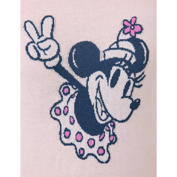 Amazon Essentials Disney  Marvel  Star Wars Womens Lightweight Crew SweatersMinnie Peace