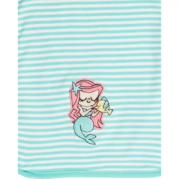 Amazon Essentials Disney  Star Wars  Princess Baby Girls Burp Cloths Pack of 6Princess Wish