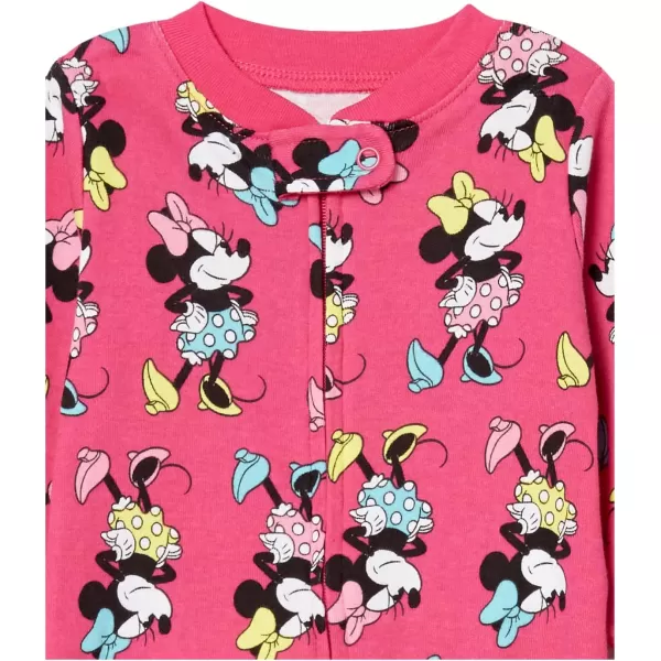 Amazon Essentials Disney Family Matching Pajama Sleep SetsKids amp Baby 2pack 100 Minnie  Sleep amp Play