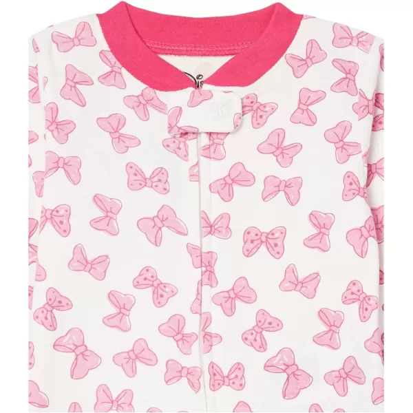 Amazon Essentials Disney Family Matching Pajama Sleep SetsKids amp Baby 2pack 100 Minnie  Sleep amp Play