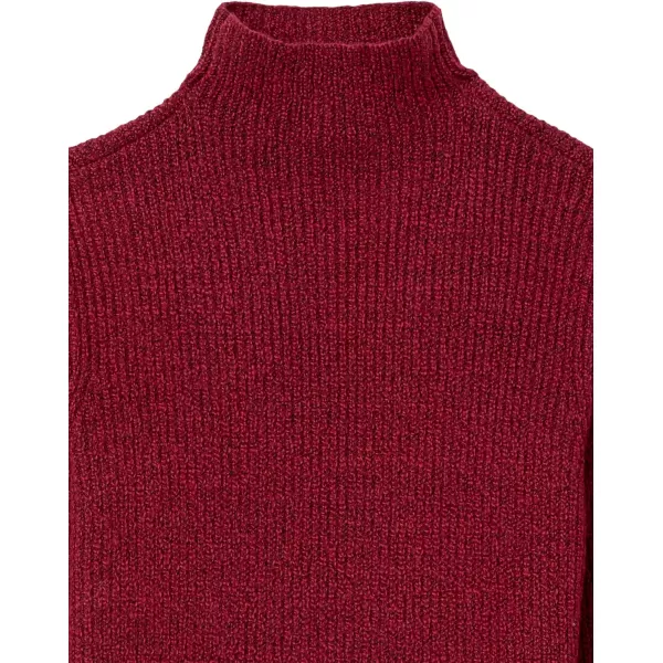 Amazon Essentials Girls Soft Touch LongSleeve Mock Neck Sweater DressBerry