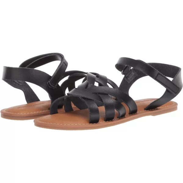 Amazon Essentials Girls Strappy SandalBlack