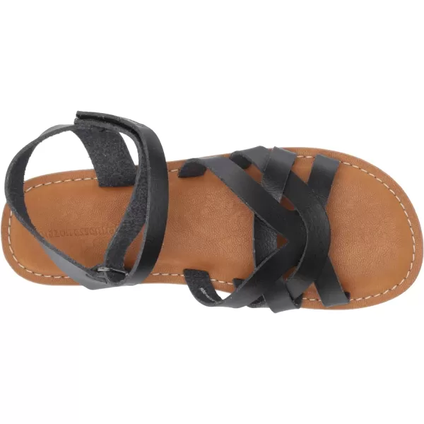 Amazon Essentials Girls Strappy SandalBlack