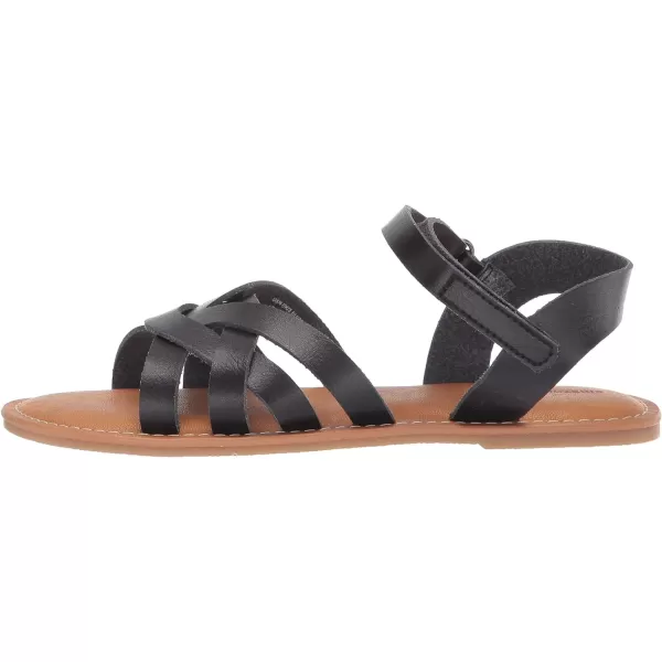 Amazon Essentials Girls Strappy SandalBlack