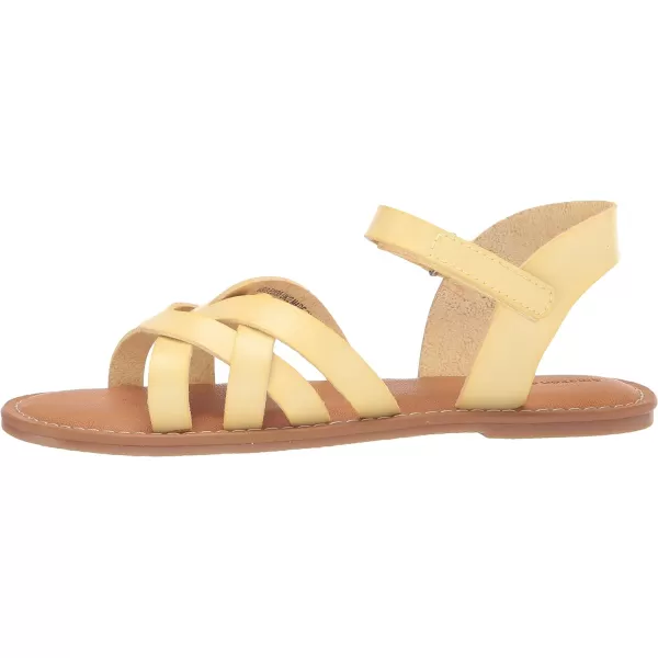 Amazon Essentials Girls Strappy SandalPastel Yellow