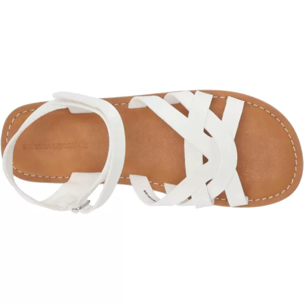 Amazon Essentials Girls Strappy SandalWhite