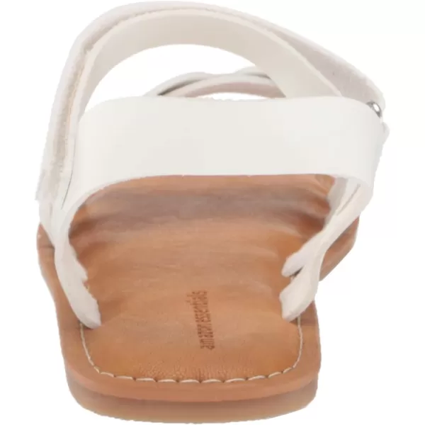 Amazon Essentials Girls Strappy SandalWhite