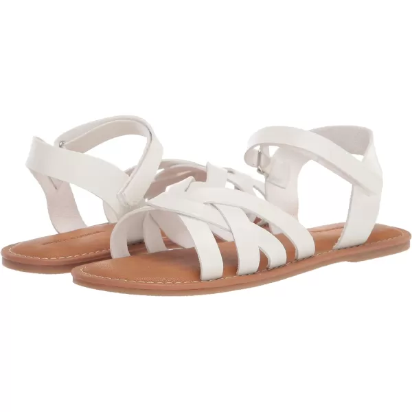 Amazon Essentials Girls Strappy SandalWhite