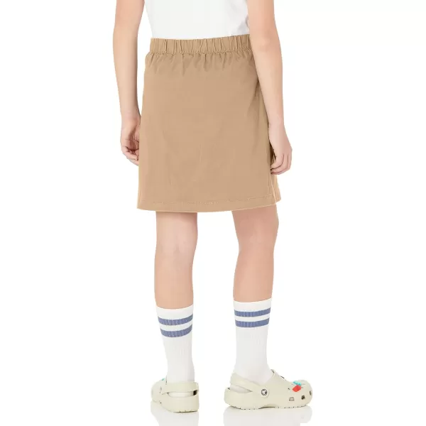 Amazon Essentials Girls Uniform Scooter Skirts2 Khaki Brown