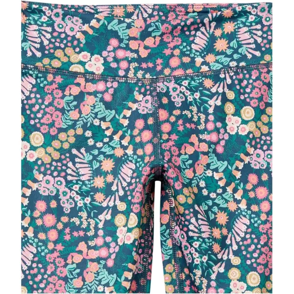 Amazon Essentials Girls and Toddlers Active Capri Legging Multipacks2 Olive Floral