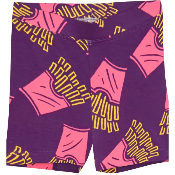 Amazon Essentials Girls and Toddlers Bike Shorts Previously Spotted Zebra Multipacks5 Fun Food