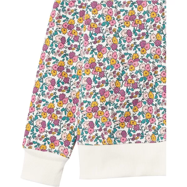 Amazon Essentials Girls and Toddlers Fleece ZipUp Hoodie SweatshirtDitsy Floral