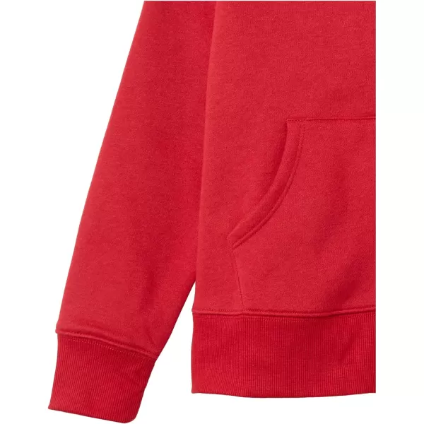 Amazon Essentials Girls and Toddlers Fleece ZipUp Hoodie SweatshirtRed