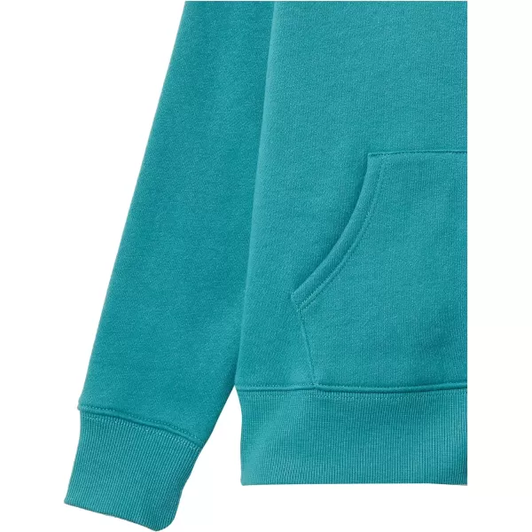 Amazon Essentials Girls and Toddlers Fleece ZipUp Hoodie SweatshirtTeal Blue