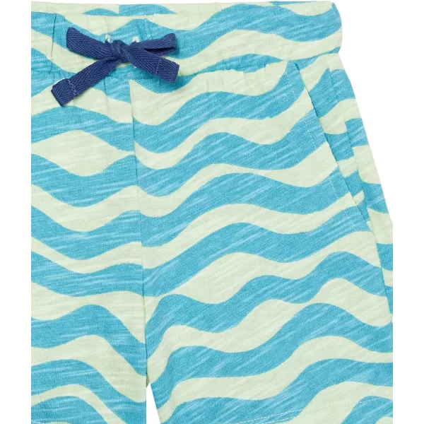 Amazon Essentials Girls and Toddlers Knit Jersey Play Shorts Previously Spotted Zebra Multipacks3 Navy DaisyWaves