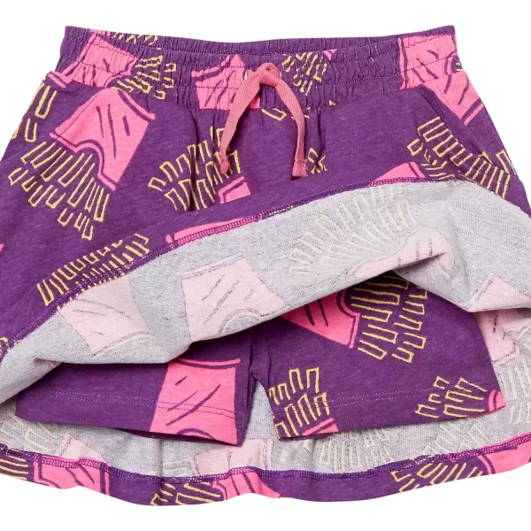 Amazon Essentials Girls and Toddlers Knitted Ruffle Scooter Skirts Previously Spotted Zebra Multipacks3 Navy JunglePinkPurple Fries