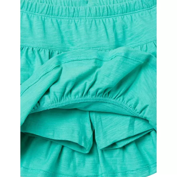 Amazon Essentials Girls and Toddlers Knitted Ruffle Scooter Skirts Previously Spotted Zebra Multipacks3 Navy SpaceTurquoise GreenWhite Tie Dye