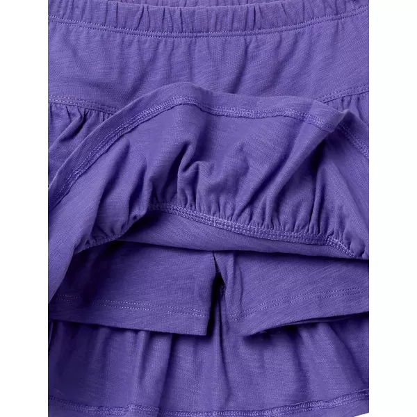 Amazon Essentials Girls and Toddlers Knitted Ruffle Scooter Skirts Previously Spotted Zebra Multipacks3 PurpleLight PinkOrange