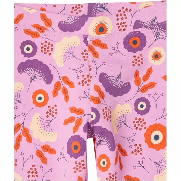 Amazon Essentials Girls and Toddlers Leggings Multipacks5 BlueLilac FloralPurpleFlowersPlaid