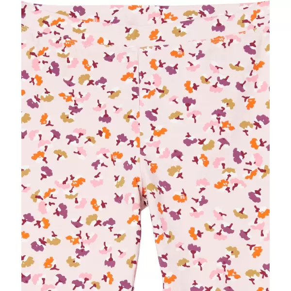 Amazon Essentials Girls and Toddlers Leggings Multipacks5 Dark RoseGreyLight Pink FloralMarron MushroomPink Leaf Print