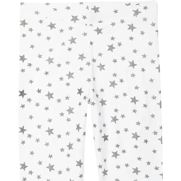 Amazon Essentials Girls and Toddlers Leggings Previously Spotted Zebra Multipacks3 Black SuperstarGrey HeroWhite Stars