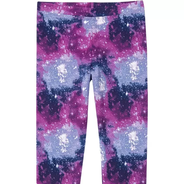 Amazon Essentials Girls and Toddlers Leggings Previously Spotted Zebra Multipacks4 BlueGreyNavy DotsPurple Space