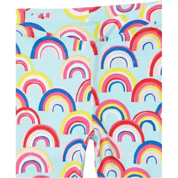 Amazon Essentials Girls and Toddlers Leggings Previously Spotted Zebra Multipacks4 PinkBlueWhite RainbowStars