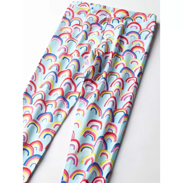 Amazon Essentials Girls and Toddlers Leggings Previously Spotted Zebra Multipacks4 PinkBlueWhite RainbowStars