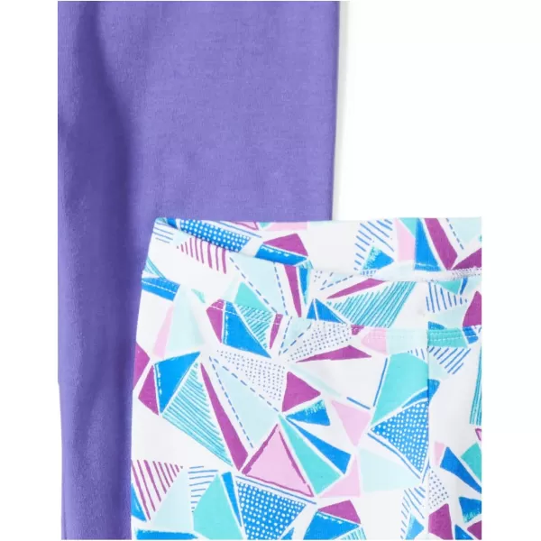 Amazon Essentials Girls and Toddlers Leggings Previously Spotted Zebra Multipacks4 PurpleGreyBlue