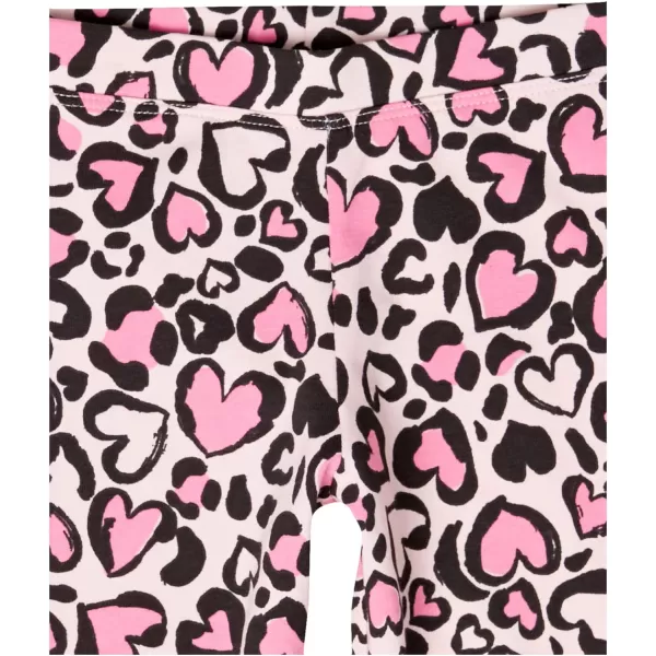 Amazon Essentials Girls and Toddlers Leggings Previously Spotted Zebra Multipacks5 MulticolorAnimalHeartsPaws